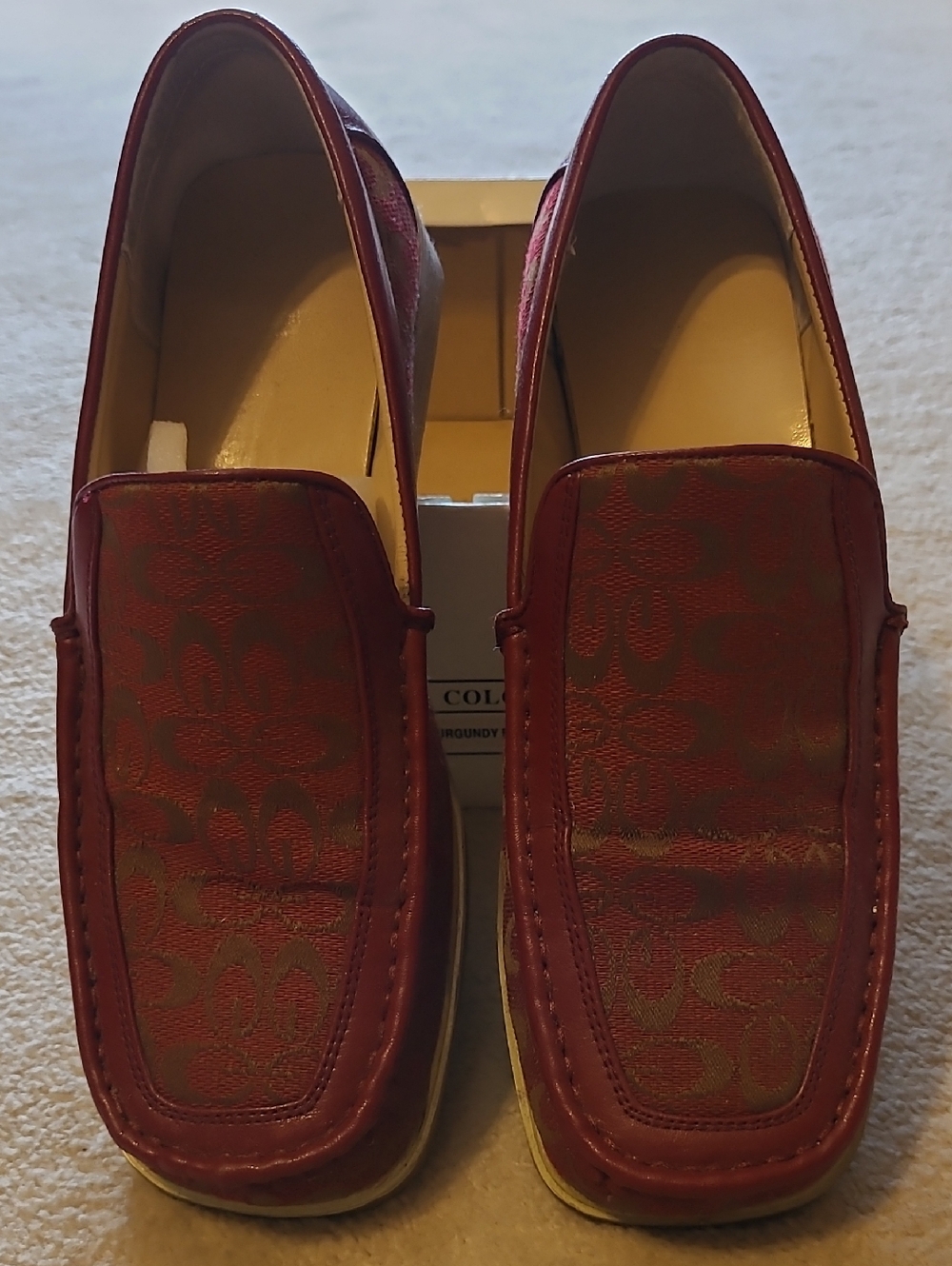 Size 9 Burgundy Red Women's Loafers